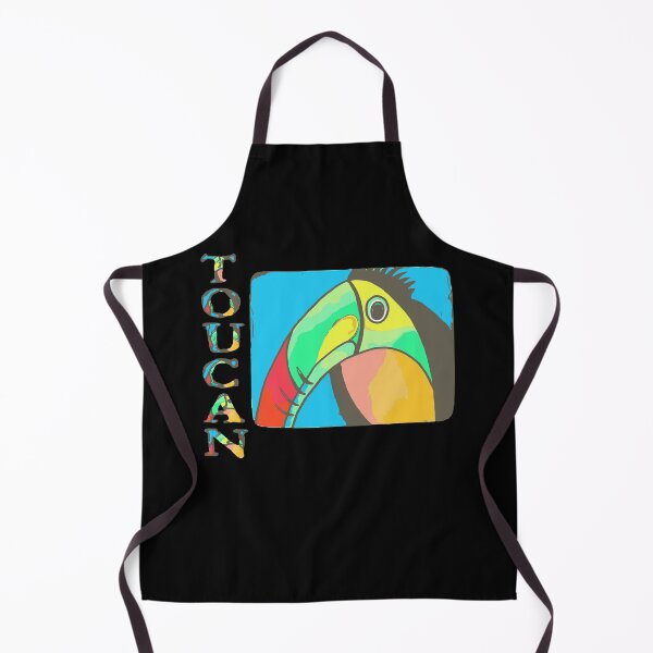 Item preview, Artistic Toucan with Vertical TOUCAN Text designed and sold by taiche.