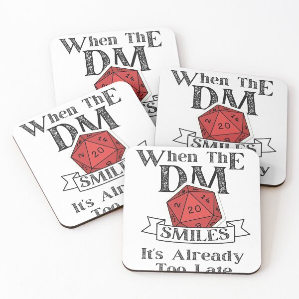 Item preview, DND When The Dungeon Master Smiles it is Already too Late designed and sold by wanasak.