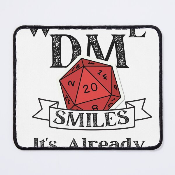 Item preview, DND When The Dungeon Master Smiles it is Already too Late designed and sold by wanasak.