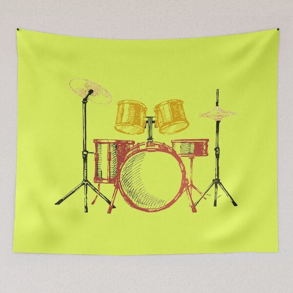 Item preview, Drums Kit for beautiful art designed and sold by 3metro.
