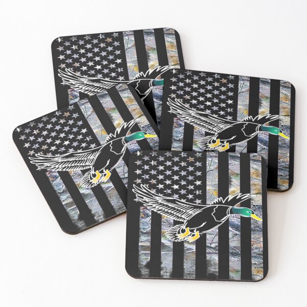 Item preview, Duck hunter american flag waterfowl hunting designed and sold by ArtDS560.