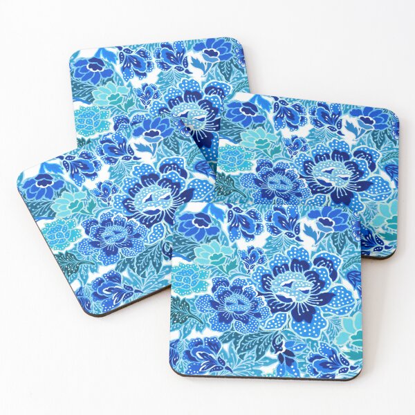 Item preview, Batik Study: Blue Seafoam Green designed and sold by Yunihadi.