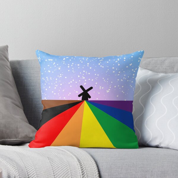 Item preview, Abstract Progress Pride Flag Tulip Field Stars LGBT+ designed and sold by cashewdays.