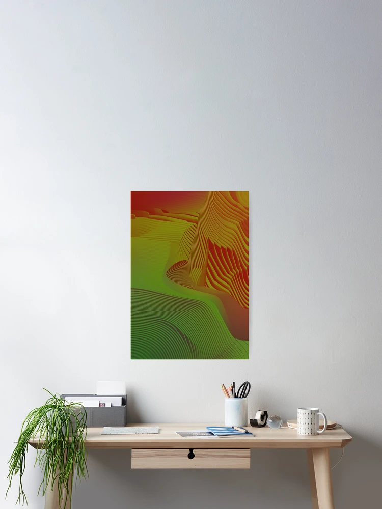 Thumbnail 2 of 3, Poster, Pixelsorted gradient /9 designed and sold by Jules Muijsers.