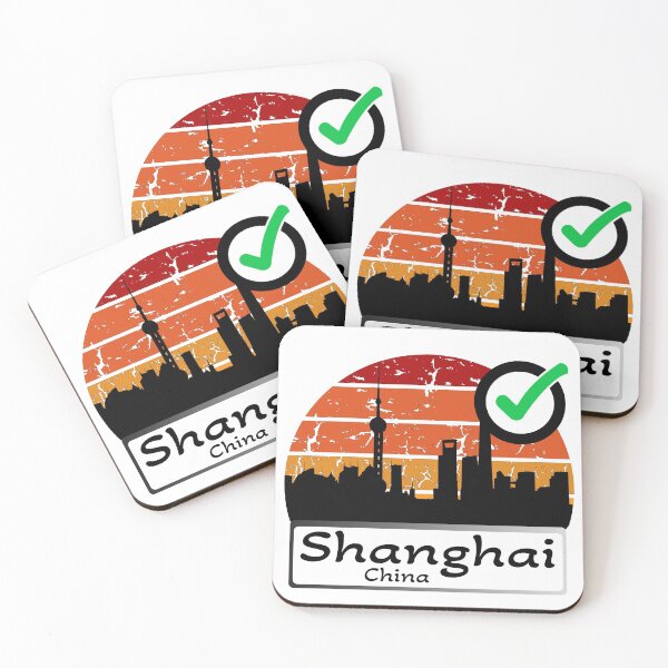 Item preview, Asia China shanghai Skyline vintage designed and sold by WhereIsTravis.