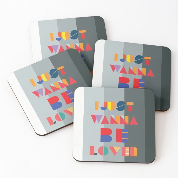 Item preview, I Just Wanna Be Loved with Geometric Style designed and sold by FridPix.