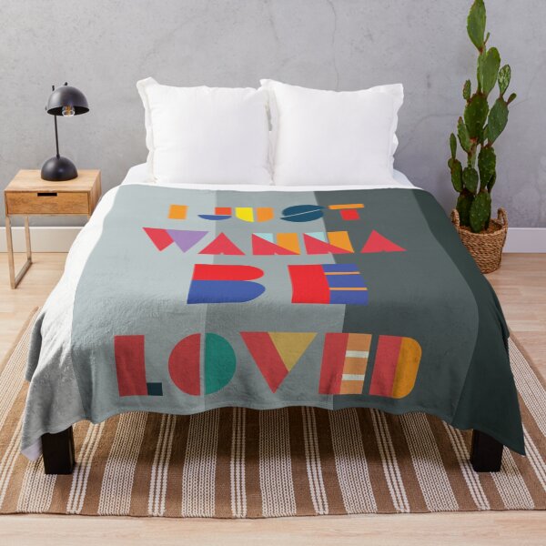 Item preview, I Just Wanna Be Loved with Geometric Style designed and sold by FridPix.