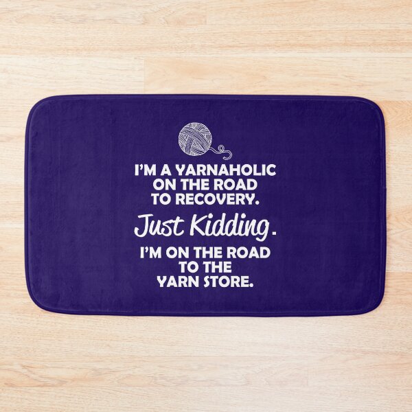 Item preview, Recovering Yarnaholic-funny gift idea for people who knit designed and sold by BRtisticDesigns.