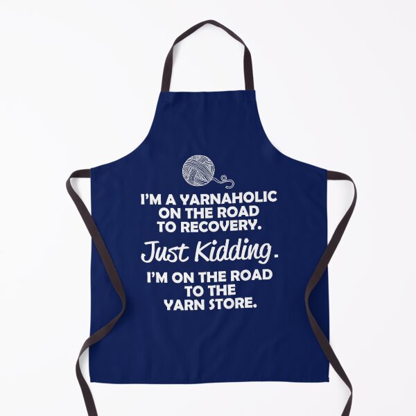Item preview, Recovering Yarnaholic-funny gift idea for people who knit designed and sold by BRtisticDesigns.