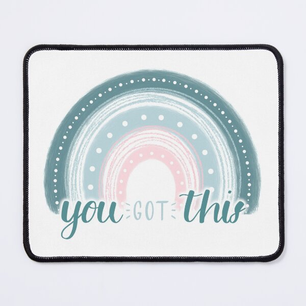 Item preview, You Got This Pink & Teal Rainbow designed and sold by Mint & Magnolia Design.
