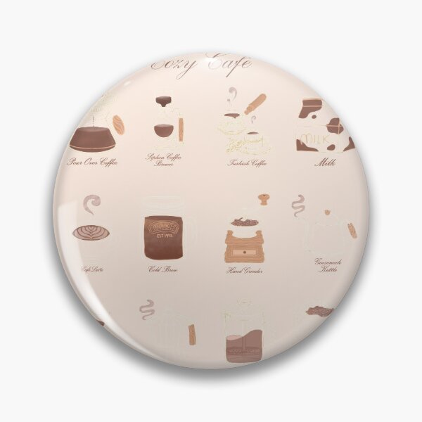 Artikelvorschau, Cosy Cafe Kaffeekultur Illustration Aufkleber Pack / Set / Bogen entworfen und verkauft von citrusapple.