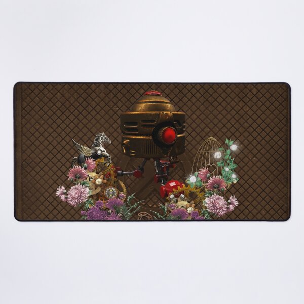 Item preview, Steampunk, little robot with flowers designed and sold by nicky2342.
