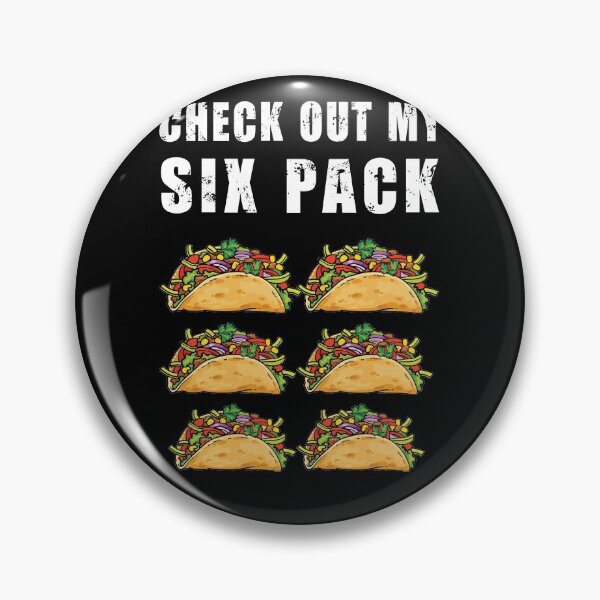 Item preview, Check Out My Six Pack Tacos - Funny Gym designed and sold by Fabvity.