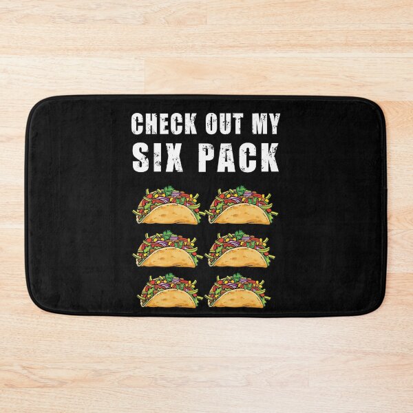 Item preview, Check Out My Six Pack Tacos - Funny Gym designed and sold by Fabvity.