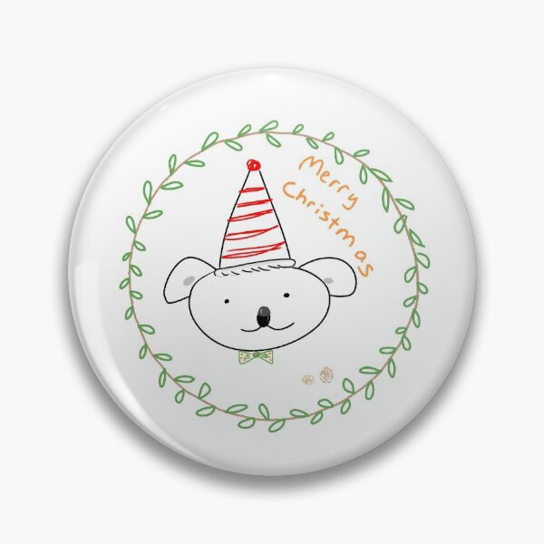 Item preview, Christmas Koala bear in a wreath designed and sold by Milkybunlove.