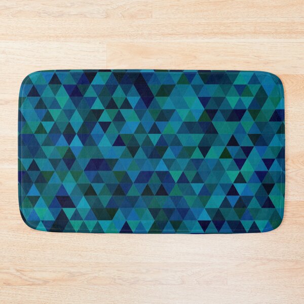 Item preview, Blue Ocean Triangle Pattern Purple Design designed and sold by DeYoungFashion.