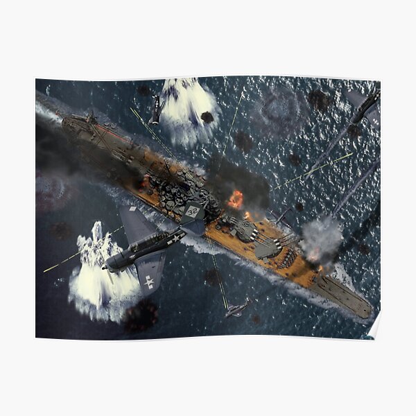 "Death of the Yamato" Poster for Sale by BasilBarfly | Redbubble