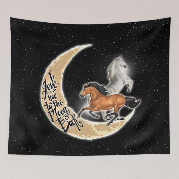 Item preview, Love Horses To The Moon designed and sold by AletacStore.