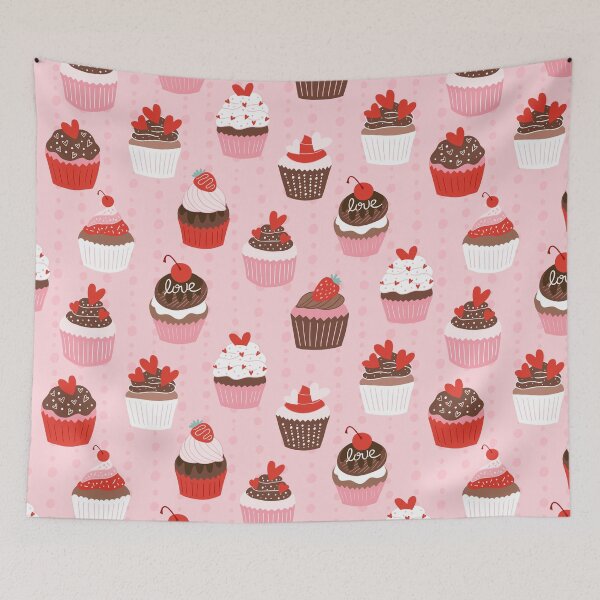 Item preview, Valentine Cupcake Treats Red Pink designed and sold by Heather Rosas.
