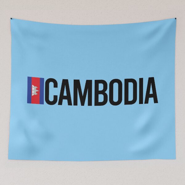 Item preview, Cambodia Country Flag collection designed and sold by randomorder.