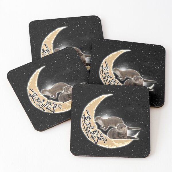 Item preview, Love Otters To The Moon designed and sold by AletacStore.
