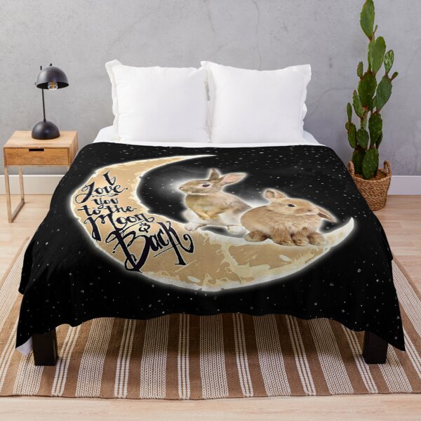 Item preview, Love Rabbits To The Moon designed and sold by AletacStore.