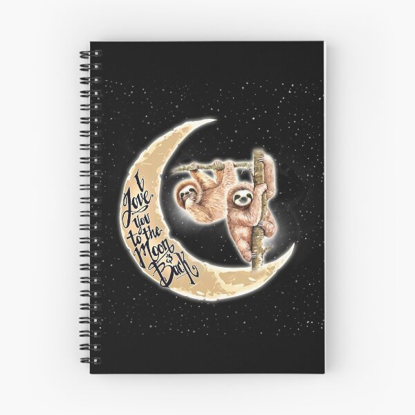 Item preview, Love Sloth To The Moon designed and sold by AletacStore.