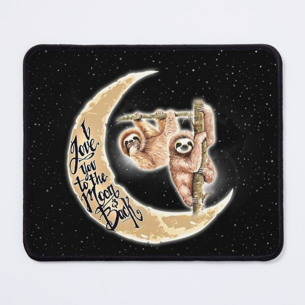 Item preview, Love Sloth To The Moon designed and sold by AletacStore.