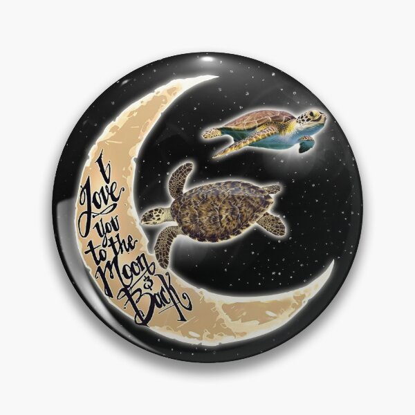 Item preview, Love Turtles To The Moon designed and sold by AletacStore.