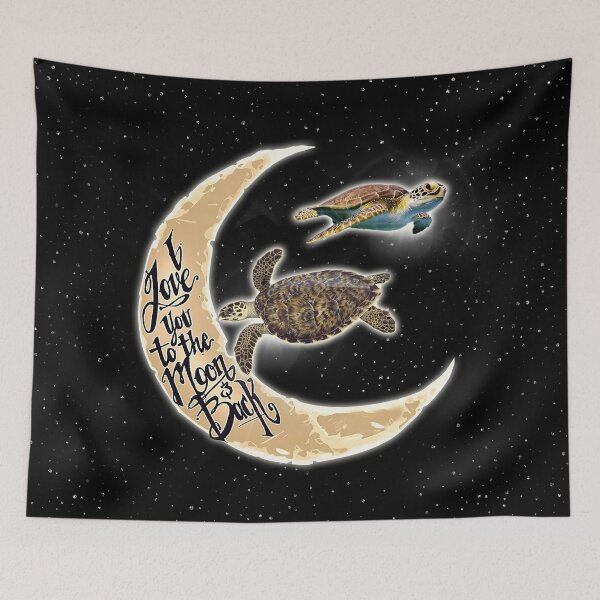 Item preview, Love Turtles To The Moon designed and sold by AletacStore.