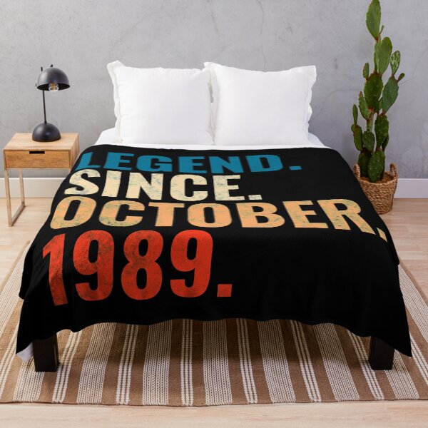 Item preview, Legend Since October 1989 Retro Vintage designed and sold by Teelogic.