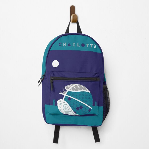 Item preview, Mochila Charlotte; Mochila de baloncesto; Mochila para hombres y mujeres; Mochila para niños; Carolina del Norte; Arte de fan de la NBA designed and sold by jkahindo.