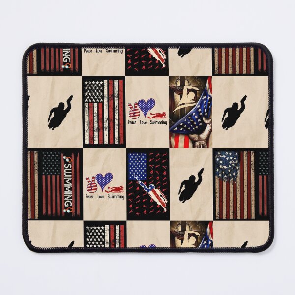 Item preview, Swimming Vintage USA Flag designed and sold by AletacStore.