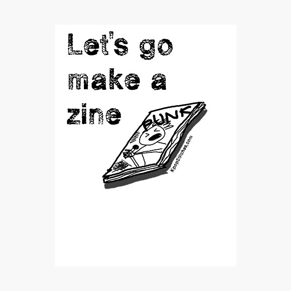 Item preview, Let's go make a (Punk) zine designed and sold by katydubu.