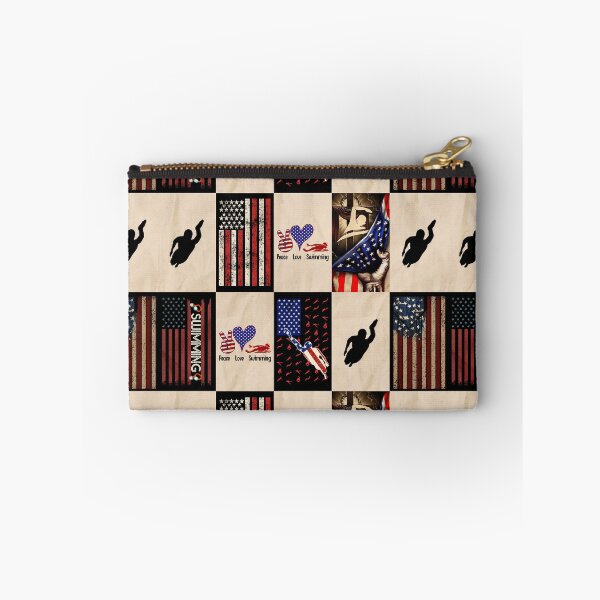 Item preview, Swimming Vintage USA Flag  designed and sold by AletacStore.