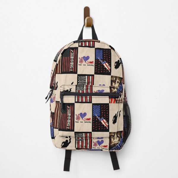 Item preview, Swimming Vintage USA Flag designed and sold by AletacStore.