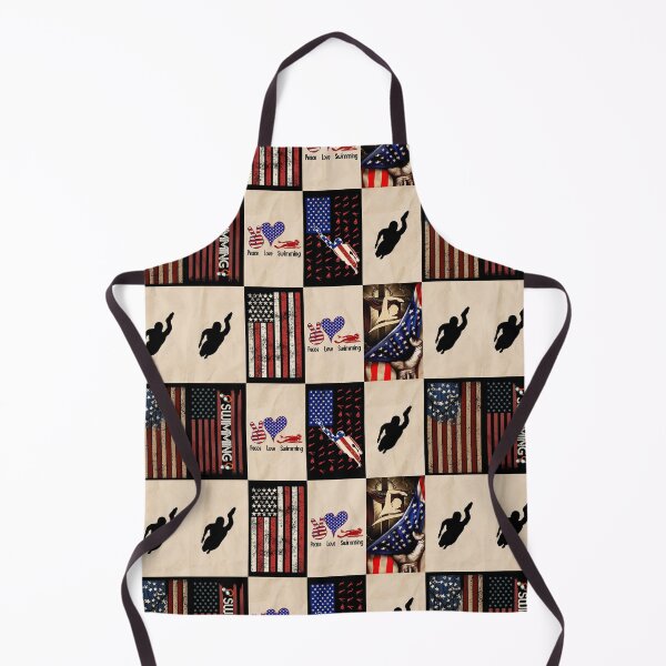Item preview, Swimming Vintage USA Flag designed and sold by AletacStore.