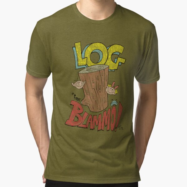 Artikel-Vorschau von Log von Blammo (Retro Distressed Look)., designt und verkauft von Winxamitosis.