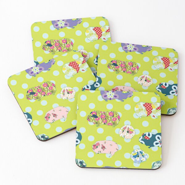 Item preview, Colorful Guinea Pigs On Polkadot designed and sold by WillaldShop.