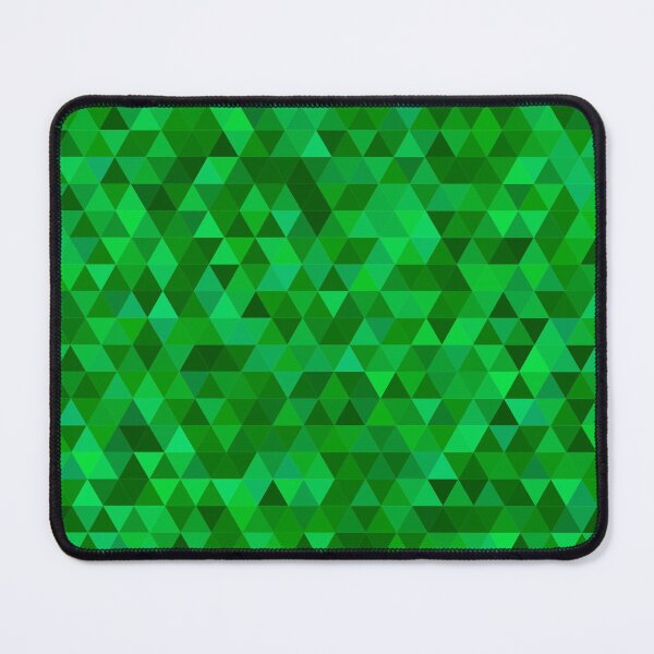Item preview, Glittering Emerald Triangle Pattern Design designed and sold by DeYoungFashion.