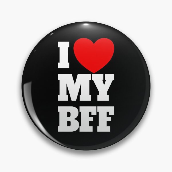 Item preview, I Love My BFF Red Heart Best Friends Forever I Love My BFF Gear designed and sold by DynamicDesign.