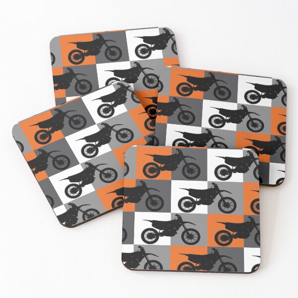 Item preview, Dirt Bikes On Motocross Checker Board  designed and sold by WillaldShop.