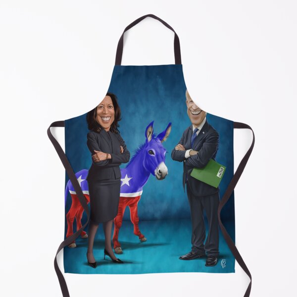 Item preview, Joe Biden and Kamala Harris with the Democrat Donkey designed and sold by rob art | illustration.