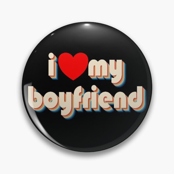 Artikelvorschau, I Love My Boyfriend Red Heart Retro I Love My Boyfriend Gear entworfen und verkauft von DynamicDesign.