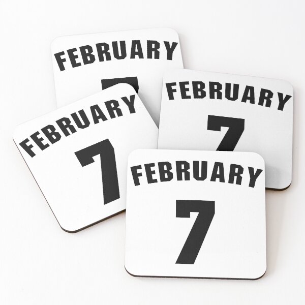 Item preview, Date of birth  7 February birthday gift sport design designed and sold by Panya-Design.