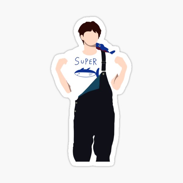 Artikel-Vorschau von BTS Jin Super Thunfisch-Fanart!, designt und verkauft von allysonleeart.