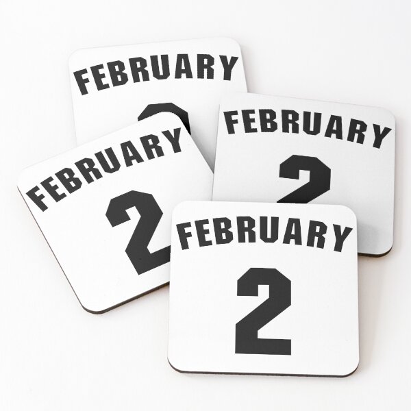 Item preview, Date of birth 2 February birthday gift sport design designed and sold by Panya-Design.