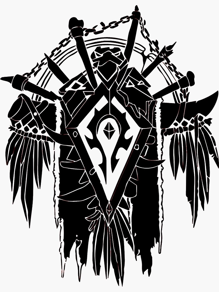 Old Horde Logo Sticker For Sale By Freemanl Redbubble