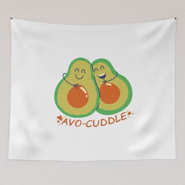 Item preview, CUTE FUNNY AVOCADOS VALENTINE designed and sold by RetroPlaceee.