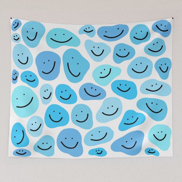 Item preview, Light Blue Smileys :) designed and sold by abbeygfrerer.